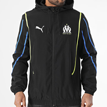 Puma - OM Faster Hooded Zip Jacket 782186 Zwart