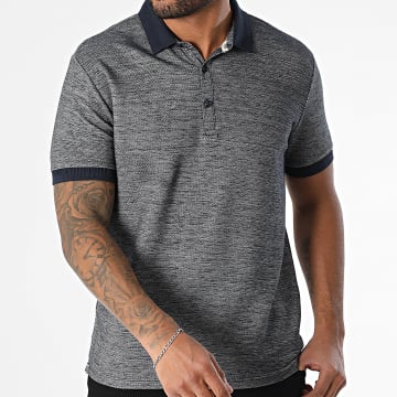 Teddy Smith - Corry Korte Mouw Polo 11317462D Navy Heide Blauw