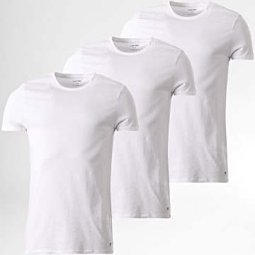 Calvin Klein - Lot De 3 Tee Shirts 4051 Blanc