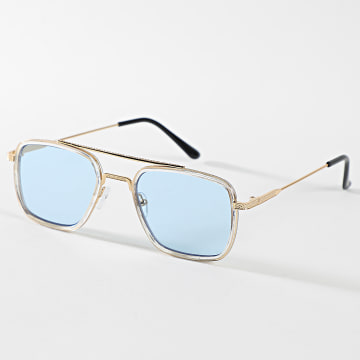 Frilivin - Lunettes De Soleil 702 Doré Bleu Dégradé