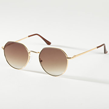 Frilivin - Lunettes De Soleil 655 Marron Doré Dégradé