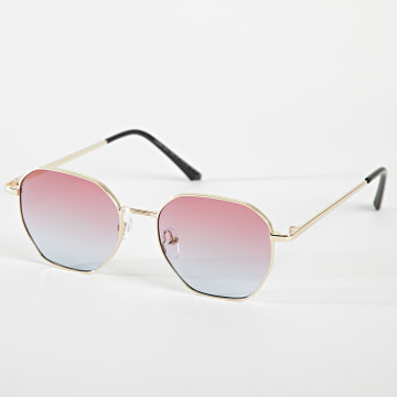 Frilivin - Lunettes De Soleil 589 Rose Bleu Doré