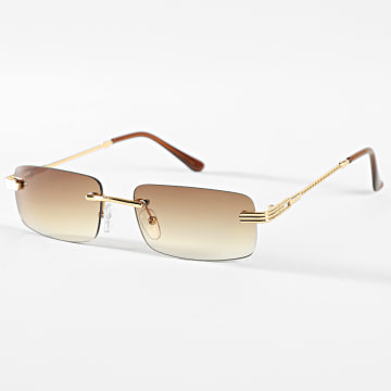 Frilivin - Lunettes De Soleil 317 Marron Doré