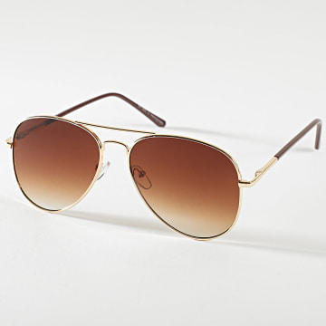 Frilivin - Sonnenbrille 684 Braun Goldener Farbverlauf