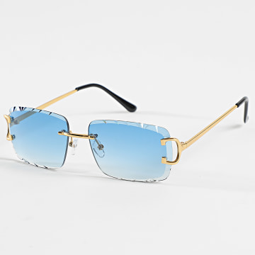 Frilivin - Lunettes De Soleil 035 Doré Bleu Marine Dégradé