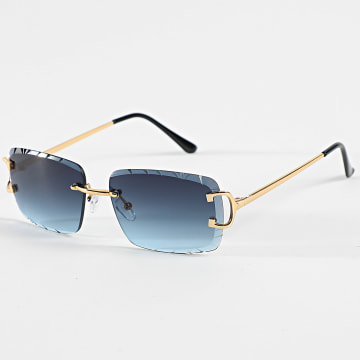 Frilivin - Lunettes De Soleil 035 Doré Bleu Marine Dégradé