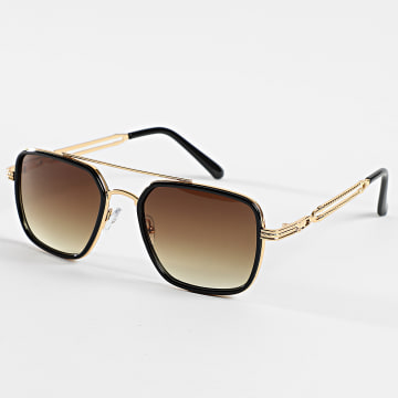 Frilivin - Lunettes De Soleil 171 Doré Noir Marron
