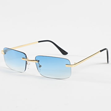Frilivin - 708 Gafas de sol azul dorado