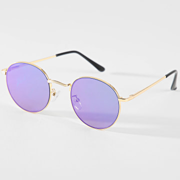 Frilivin - 931 Gafas de sol azul dorado