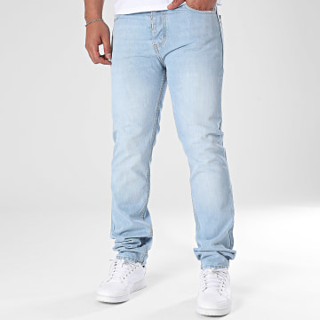 Ikao - Jean Regular 001 Bleu Denim Clair Délavé
