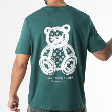 Teddy Yacht Club - Camiseta oversize grande Maison De Couture Rush Verde Oscuro