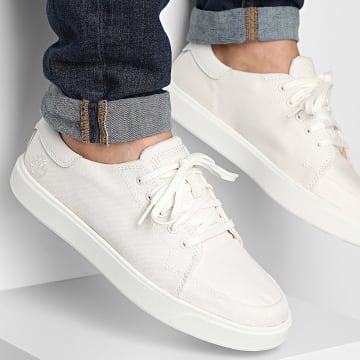 Timberland - Emerson Street Low Lace A6CQQ Sneakers in tela bianca
