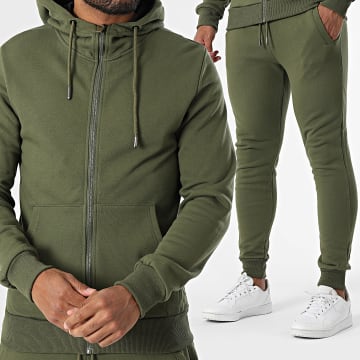 Zayne Paris  - Ensemble De Survetement 834 Vert Kaki