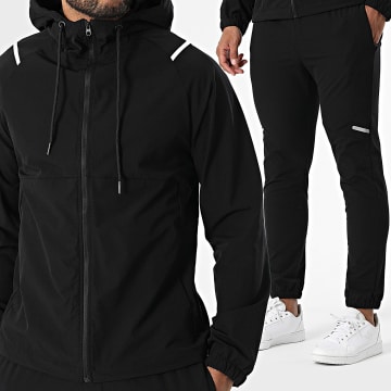 Zayne Paris  - Ensemble Veste Capuche Zippée Et Pantalon Jogging 130 Noir