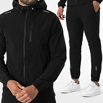 Zayne Paris  - Ensemble Veste Capuche Zippée Et Pantalon Jogging 133 Noir