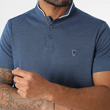 Armita - Polo Manches Courtes 571 Bleu Marine Chiné