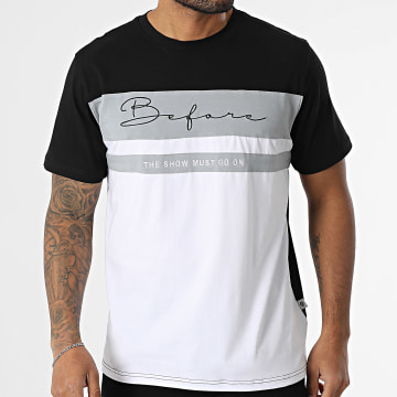 Armita - Tee Shirt 853 Blanc Noir Gris