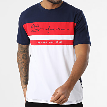 Armita - Tee Shirt 853 Bleu Marine Rouge Blanc