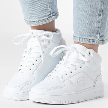 Champion - Rebound 2.0 Mid S11471 Triple White Damessneakers