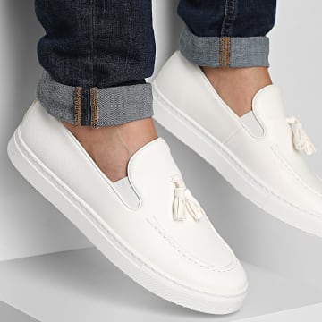 Classic Series - Mocassins Beyaz Floter White