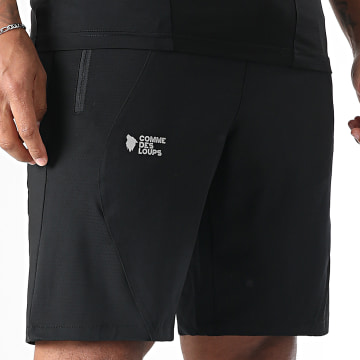 Comme Des Loups - Pantaloncini da jogging Fighter Nero