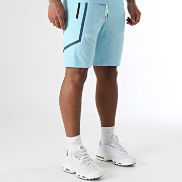 Comme Des Loups - Baltirun Pantalones Cortos Azul Claro Azul Marino