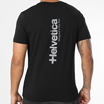 Helvetica - Maglietta nera riflettente Quintana