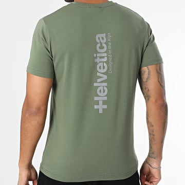 Helvetica - Maglietta Quintana riflettente verde Khaki