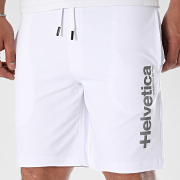 Helvetica - Pantalón Corto Quintana Reflectante Blanco