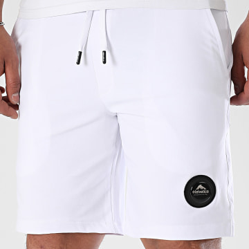 Helvetica - Capri Jogging Shorts Blanco