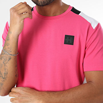Helvetica - Maglietta Lincoln rosa riflettente