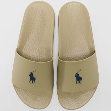 Polo Ralph Lauren - Polo Slide Beige teenslippers