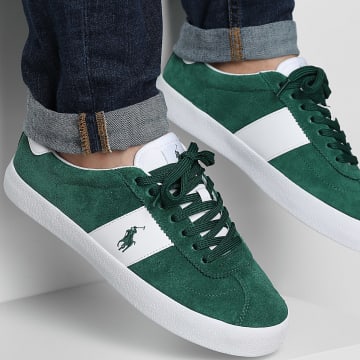 Polo Ralph Lauren - Baskets Court Vulc Green