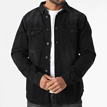 Armita - Surchemise Jean 909 Noir Chiné