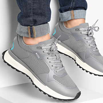 BOSS - Zapatillas Jonah Runner 50513195 Gris Medio