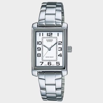 Casio - Orologio LTP-1234PD-7BEG Collezione Donna Argento