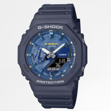 G-Shock - Montre G-Shock GA-2100AS-2AER Bleu Marine