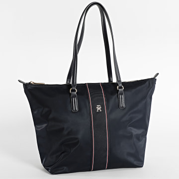Tommy Hilfiger - Sac A Main Femme Poppy Tote Corp 7205 Bleu Marine