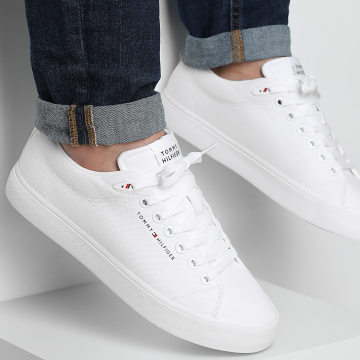 Tommy Hilfiger - Baskets Hi Vulc Low Core Canvas 5396 White
