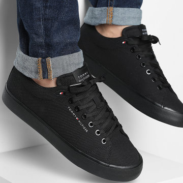 Tommy Hilfiger - Baskets Hi Vulc Low Core Canvas 5396 Black