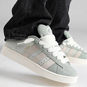Adidas Originals - Baskets Campus 00s JI3174 Silver Green Off White Linen Green