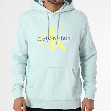 Calvin Klein - Kapuzen-Sweatshirt LV040BM800 Türkis