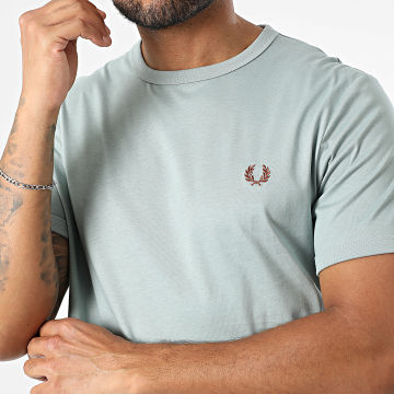 Fred Perry - Tee Shirt Ringer M3519 Vert Clair