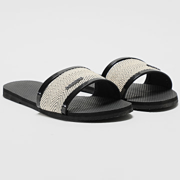 Havaianas - Claquettes Femme You Trancoso Premium Noir Beige Clair