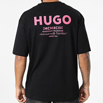Hugo Blue - Tee Shirt Oversize Nalono 50509776 Noir
