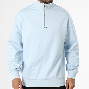 Hugo Blue - Sweat Col Montant Zippé Neeler 50522367 Bleu Clair