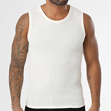 Jack And Jones - Marrakech Netz-Top Hellbeige