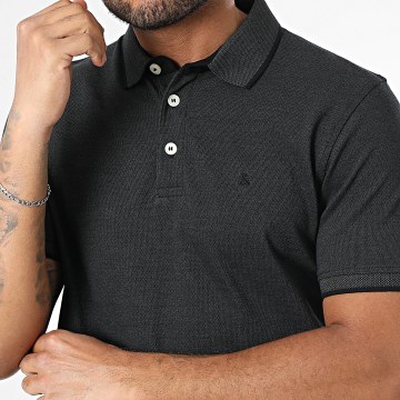 Jack And Jones - Paulos Korte Mouw Polo Donkergroen Heide