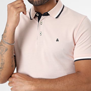 Jack And Jones - Paulos Kurzarm-Poloshirt Hellorange