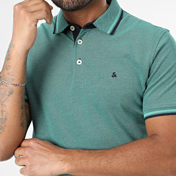 Jack And Jones - Polo-Shirt Paulos Kurzarm Grün